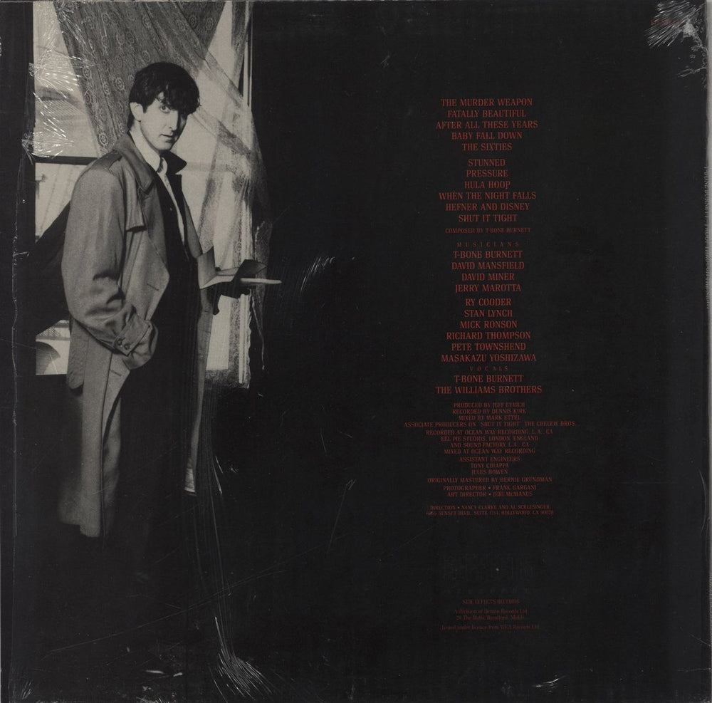 T-Bone Burnett Proof Through The Night - shrink UK vinyl LP album (LP record)