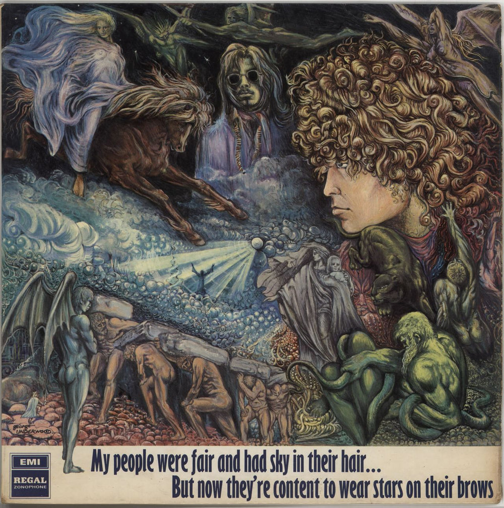 T-Rex / Tyrannosaurus Rex My People Were Fair - 1st - EX UK vinyl LP album (LP record) SLRZ1003