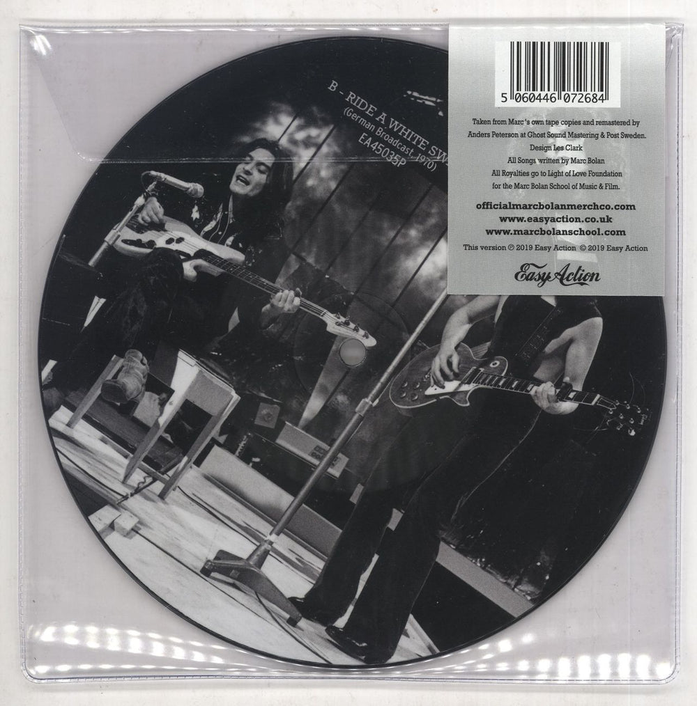 T-Rex / Tyrannosaurus Rex Ride A White Swan - Sealed UK 7" vinyl picture disc (7 inch picture disc single) REX7PRI739106