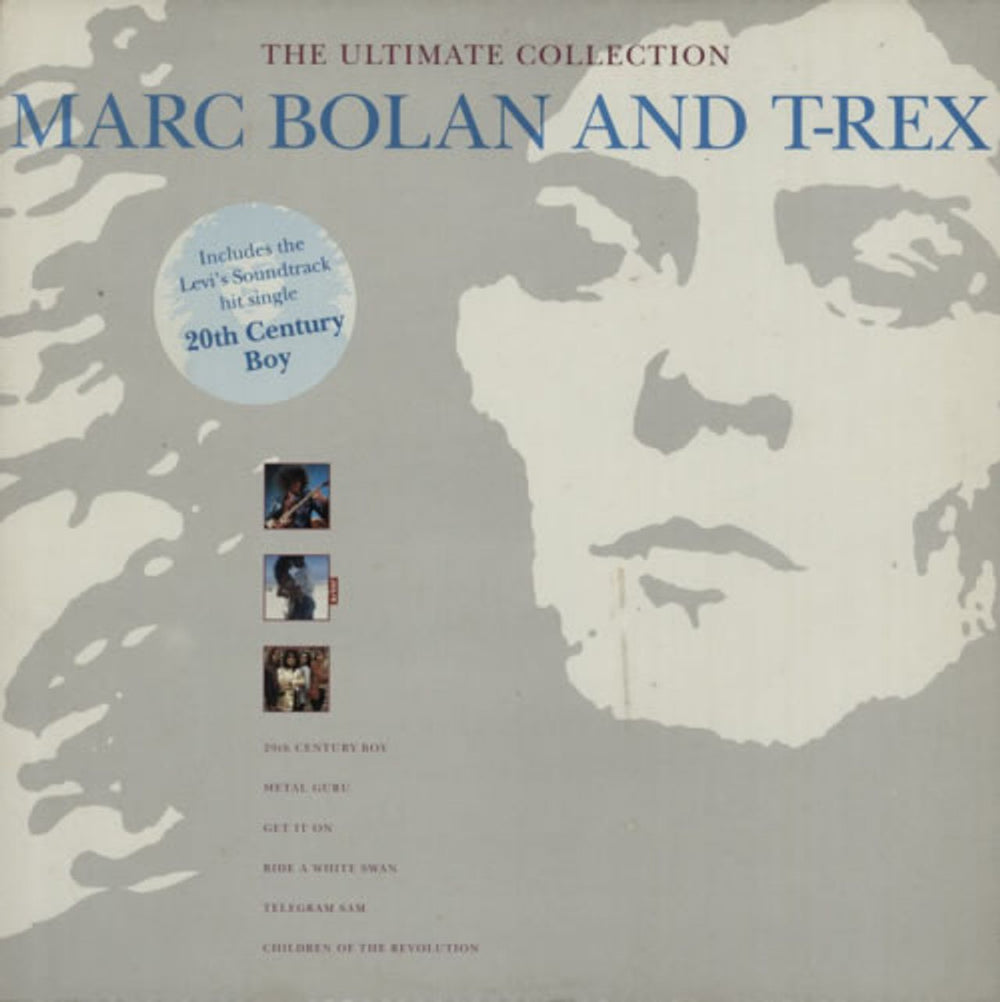 T-Rex / Tyrannosaurus Rex The Ultimate Collection - Hype Sticker + Insert UK vinyl LP album (LP record) STAR2539