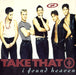 Take That I Found Heaven UK 7" vinyl single (7 inch record / 45) 74321108147