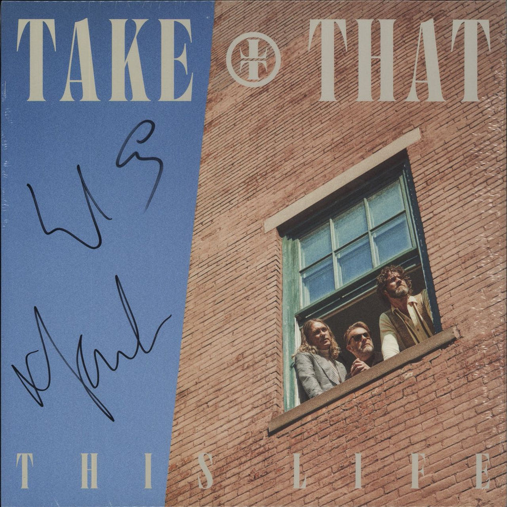 Take That This Life - Black Vinyl + Autographed Sleeve - Sealed UK vinyl LP album (LP record) EMIVX2102