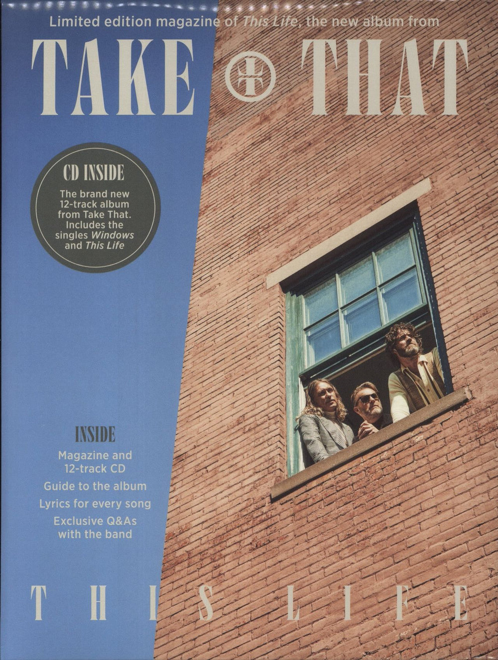 Take That This Life - CD & Magazine UK CD album (CDLP) EMICD2012