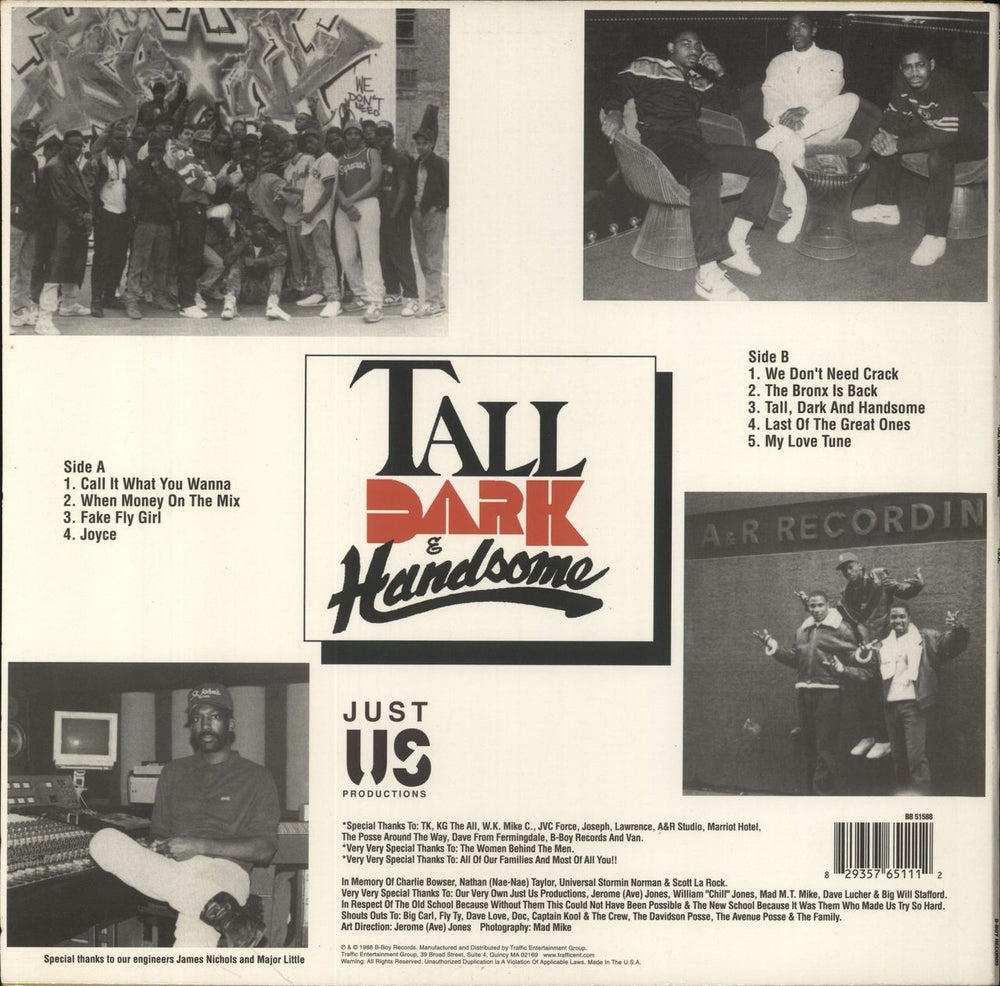 Tall Dark & Handsome Tall Dark & Handsome US vinyl LP album (LP record) 829357651112