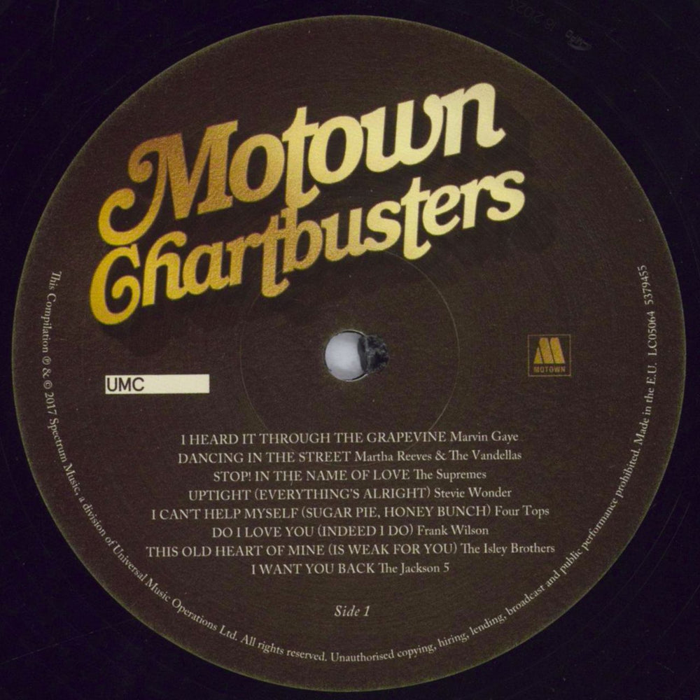 Tamla Motown Motown Chartbusters - Ex UK vinyl LP album (LP record) MTWLPMO804756