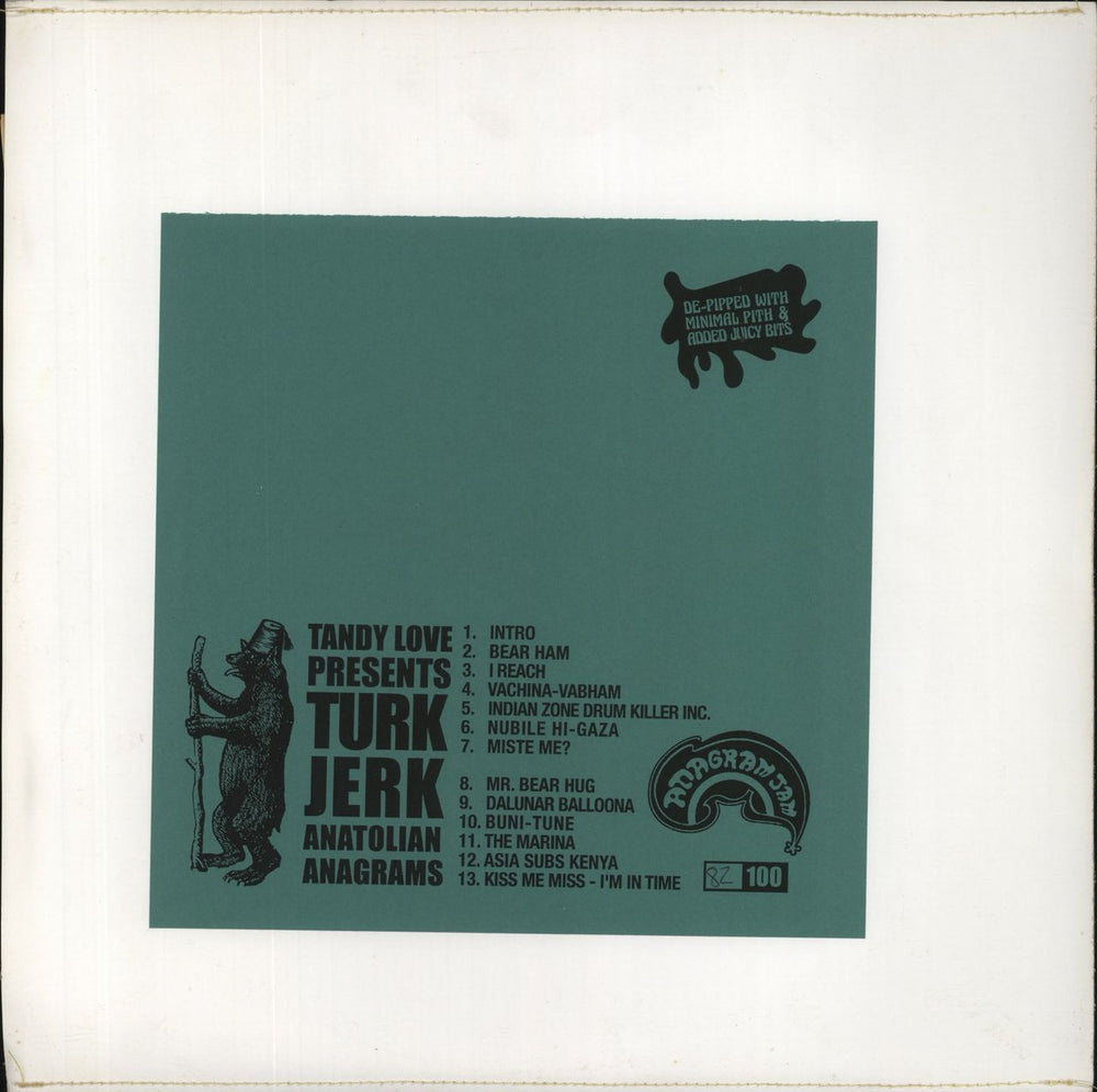 Tandy Love Turk Jerk UK vinyl LP album (LP record)