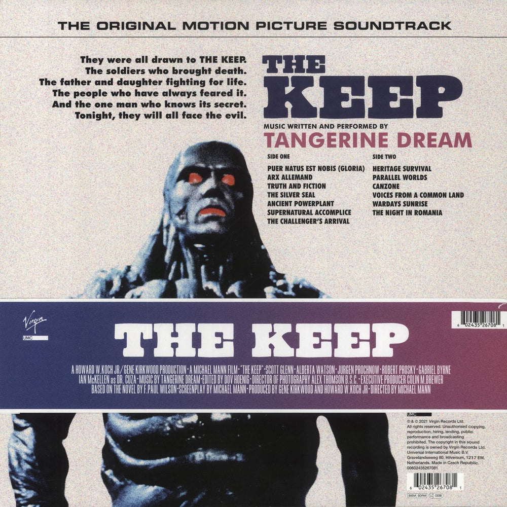 Tangerine Dream The Keep - RSD 2021 - Belly Band + Stickered UK vinyl LP album (LP record) 602435267081
