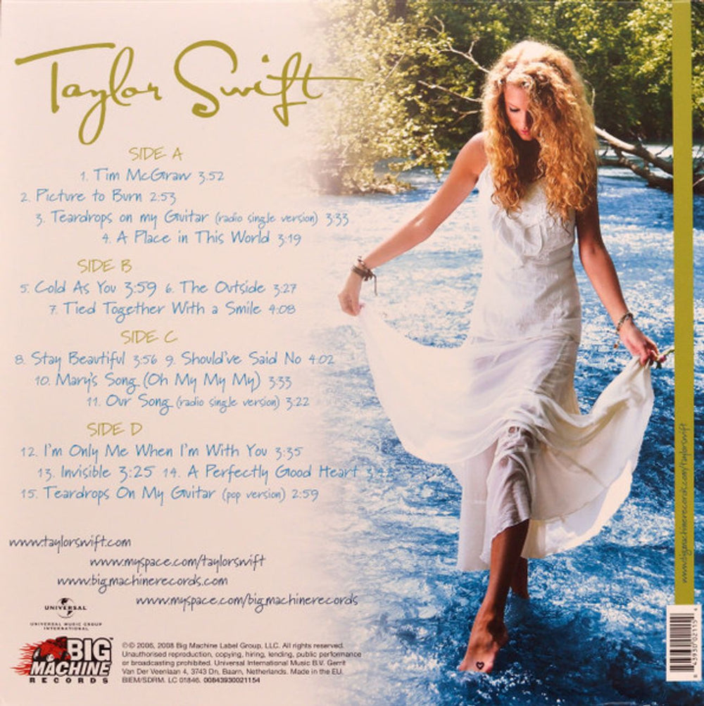 Taylor Swift Taylor Swift - Sealed UK 2-LP vinyl record set (Double LP Album) T502LTA800214