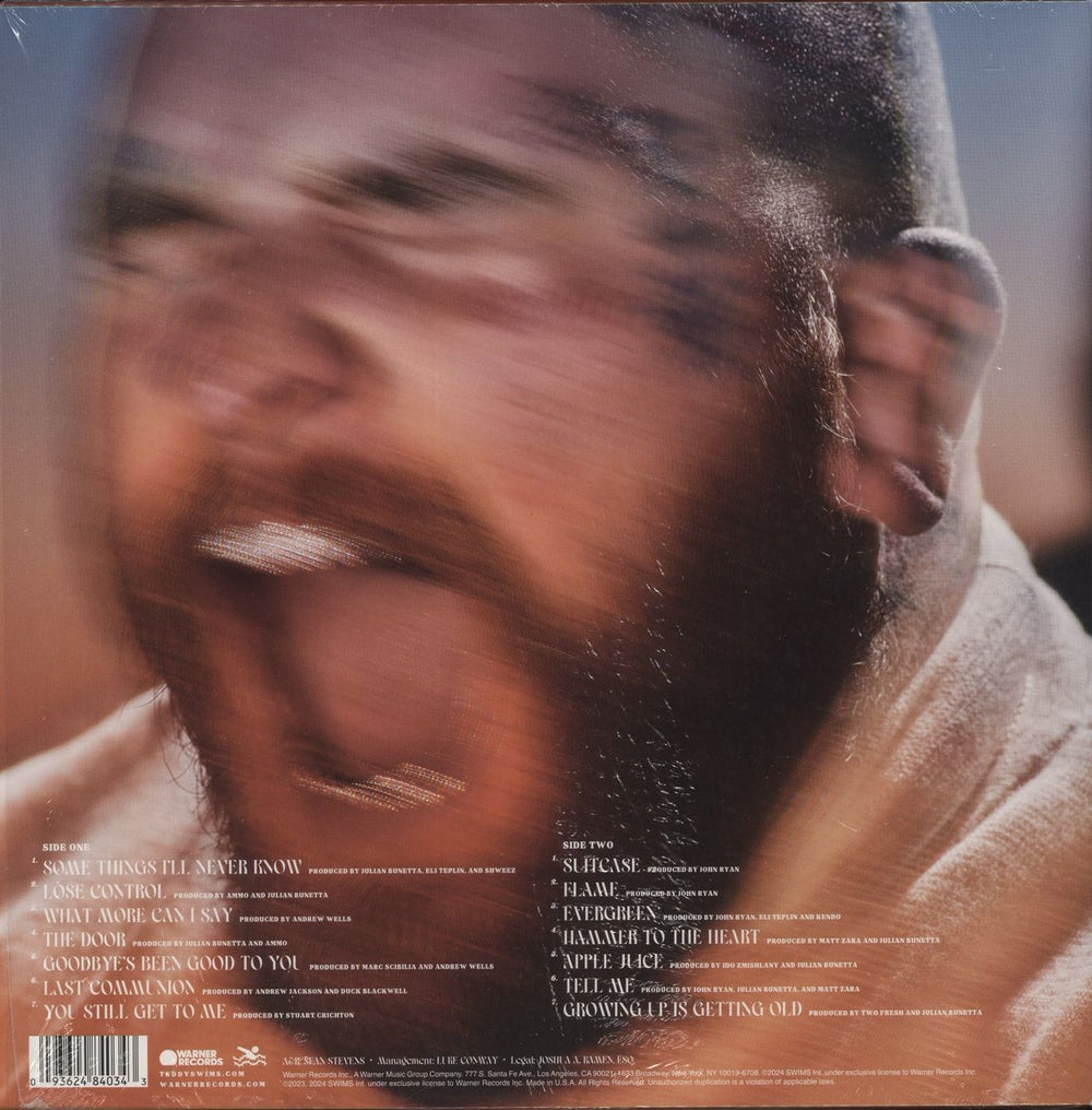 Teddy Swims I've Tried Everything But Therapy [Part 1.5] - BFRSD24 - Baby Blue Vinyl US vinyl LP album (LP record) 093624840343