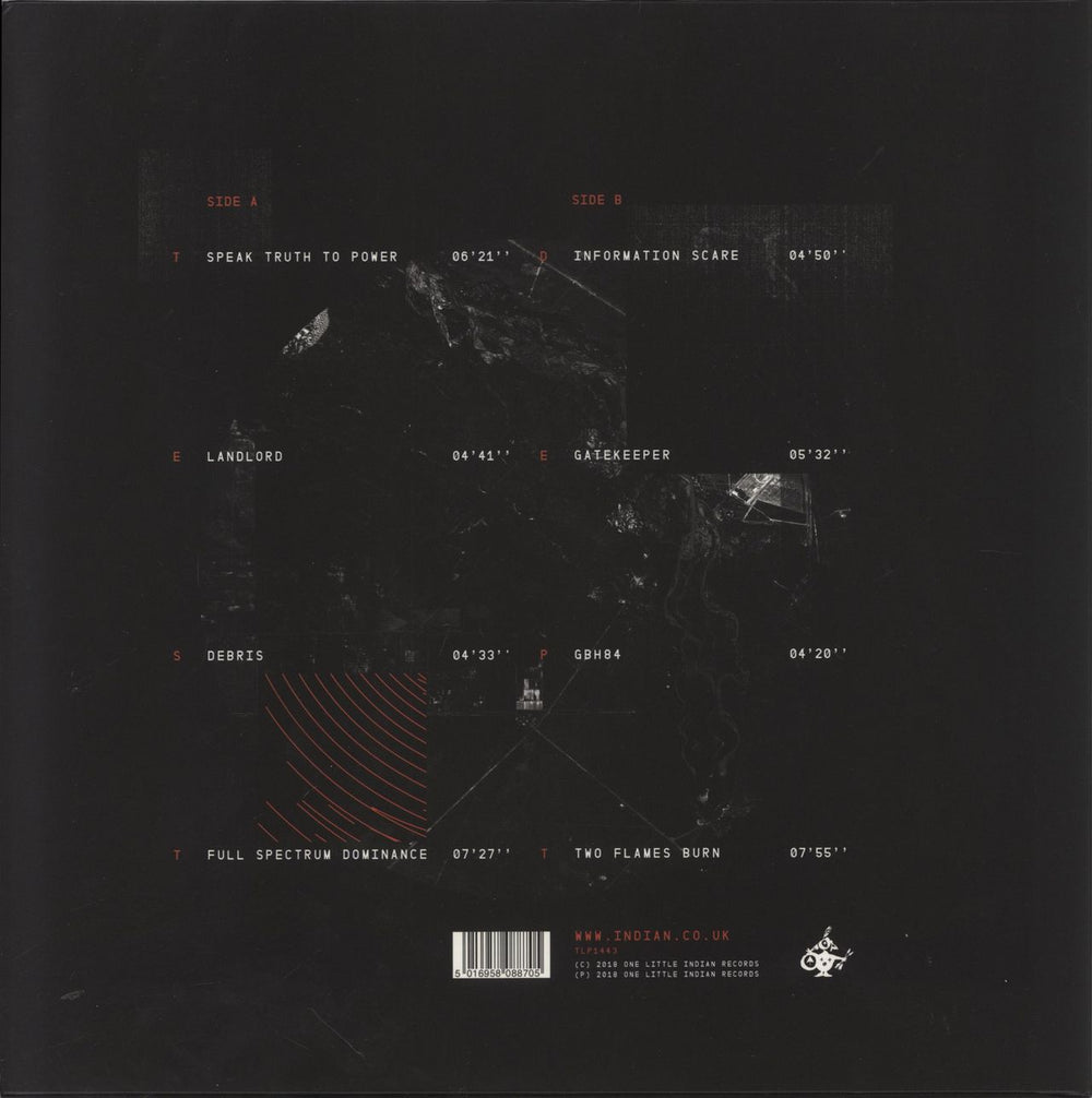 Test Department Disturbance UK vinyl LP album (LP record) 5016958088705