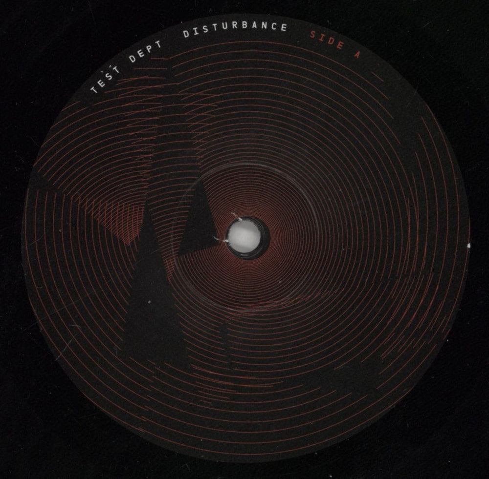 Test Department Disturbance UK vinyl LP album (LP record) TSTLPDI861010