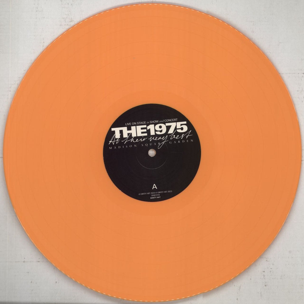 The 1975 At Their Very Best Live From Madison Square Garden - Orange Vinyl UK 2-LP vinyl record set (Double LP Album) W7H2LAT851882