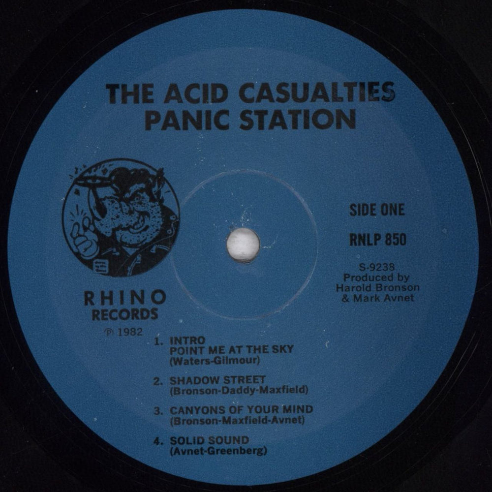 The Acid Casualties Panic Station US vinyl LP album (LP record) 7IHLPPA840987