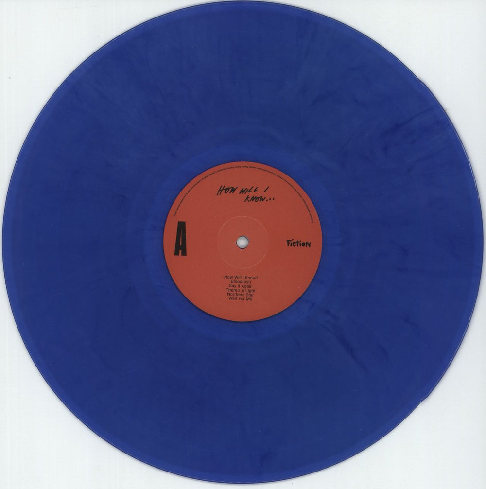 The Amazons How Will I Know If Heaven Will Find Me? - Blue Vinyl - Autographed UK vinyl LP album (LP record) X-ILPHO881057