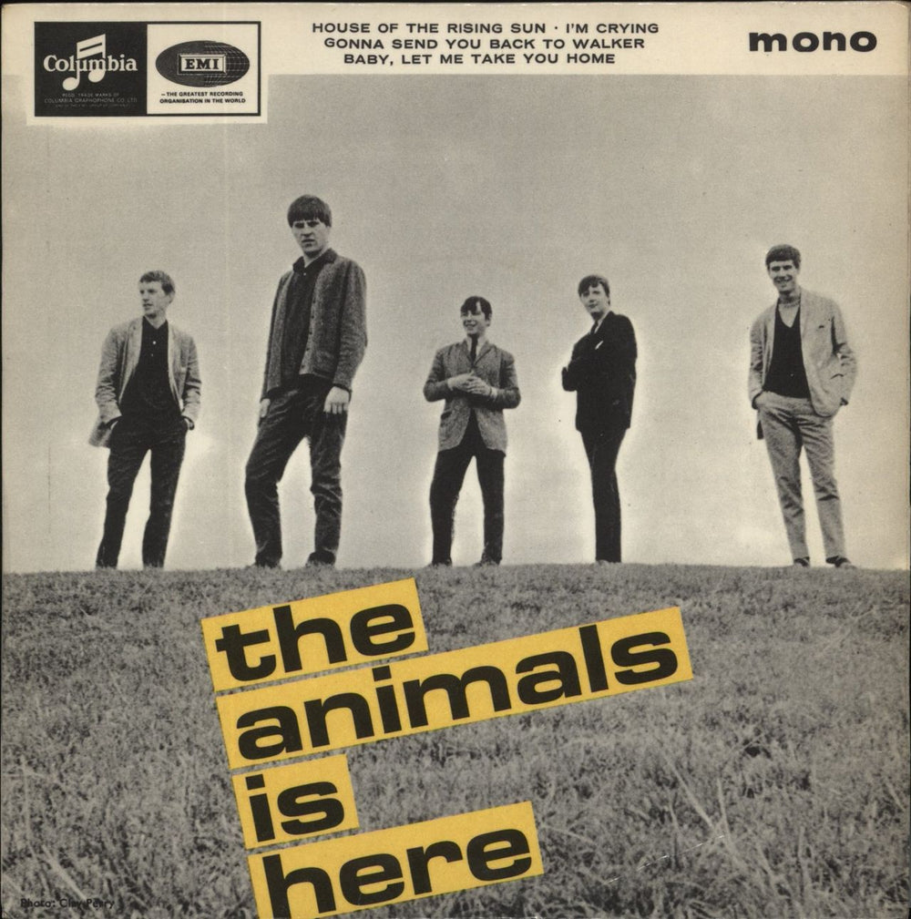 The Animals The Animals Is Here EP UK 7" vinyl single (7 inch record / 45) SEG8374