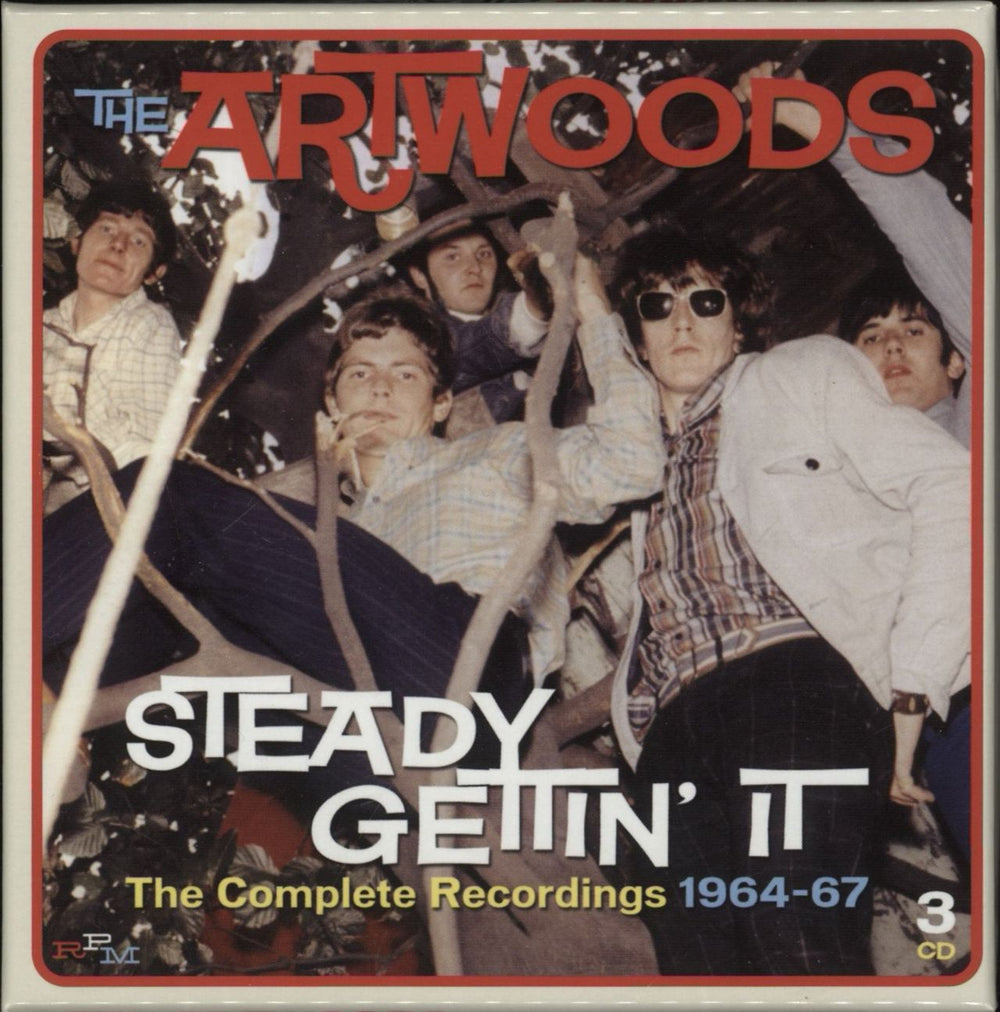 The Artwoods Steady Gettin' It [The Complete Recordings 1964-67] UK 3-CD album set (Triple CD) RPMBX524