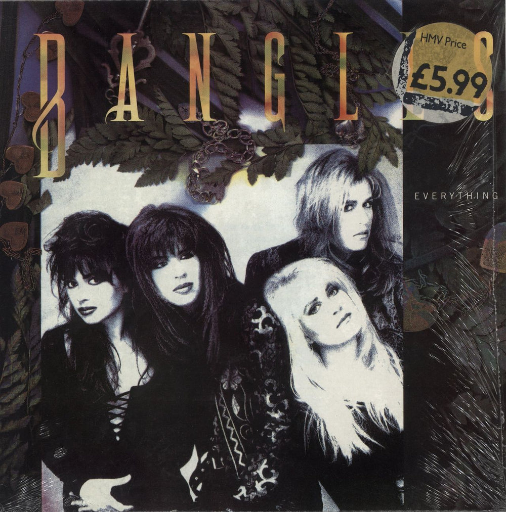 The Bangles Everything - shrink UK vinyl LP album (LP record) 4629791