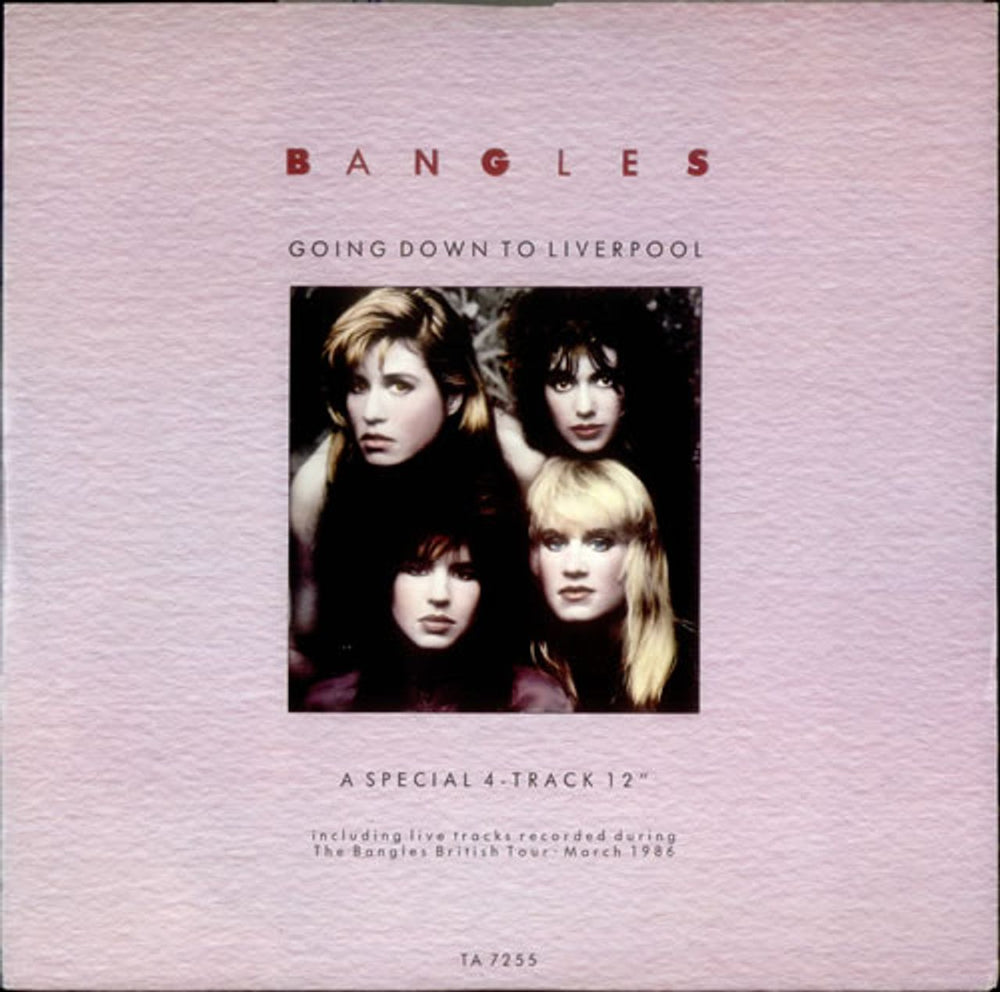 The Bangles Going Down To Liverpool UK 12" vinyl single (12 inch record / Maxi-single) TA7255