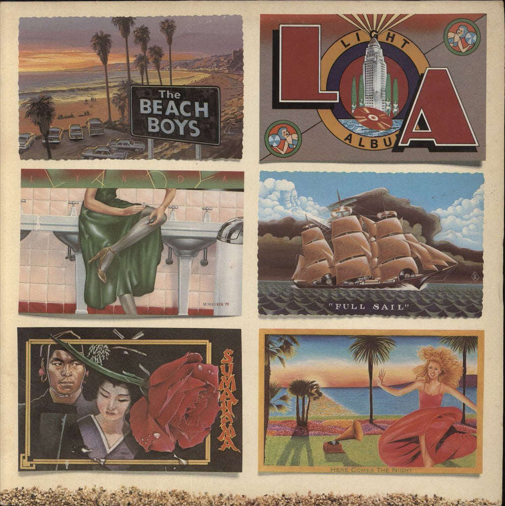 The Beach Boys L.A. (Light Album) - EX UK vinyl LP album (LP record) CRB86081