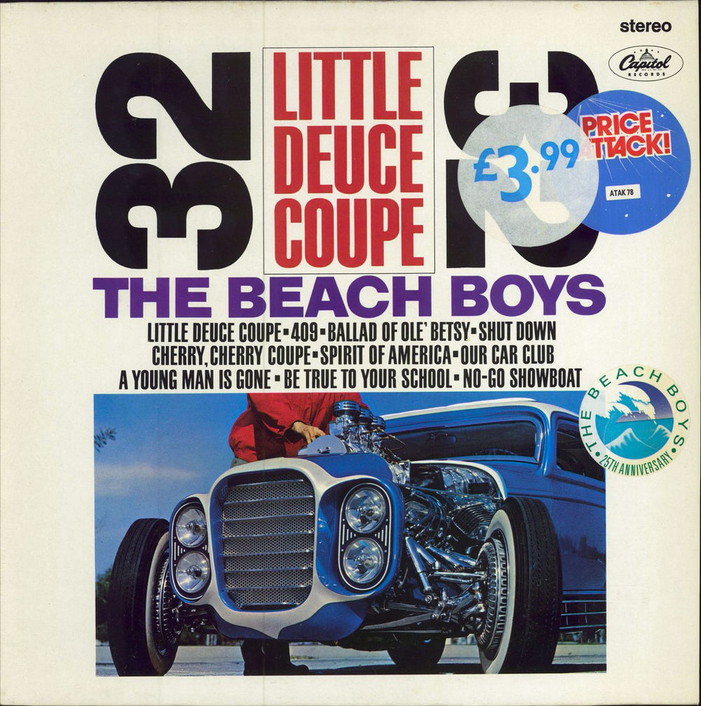 The Beach Boys Little Deuce Coupe UK vinyl LP album (LP record) EMS1174