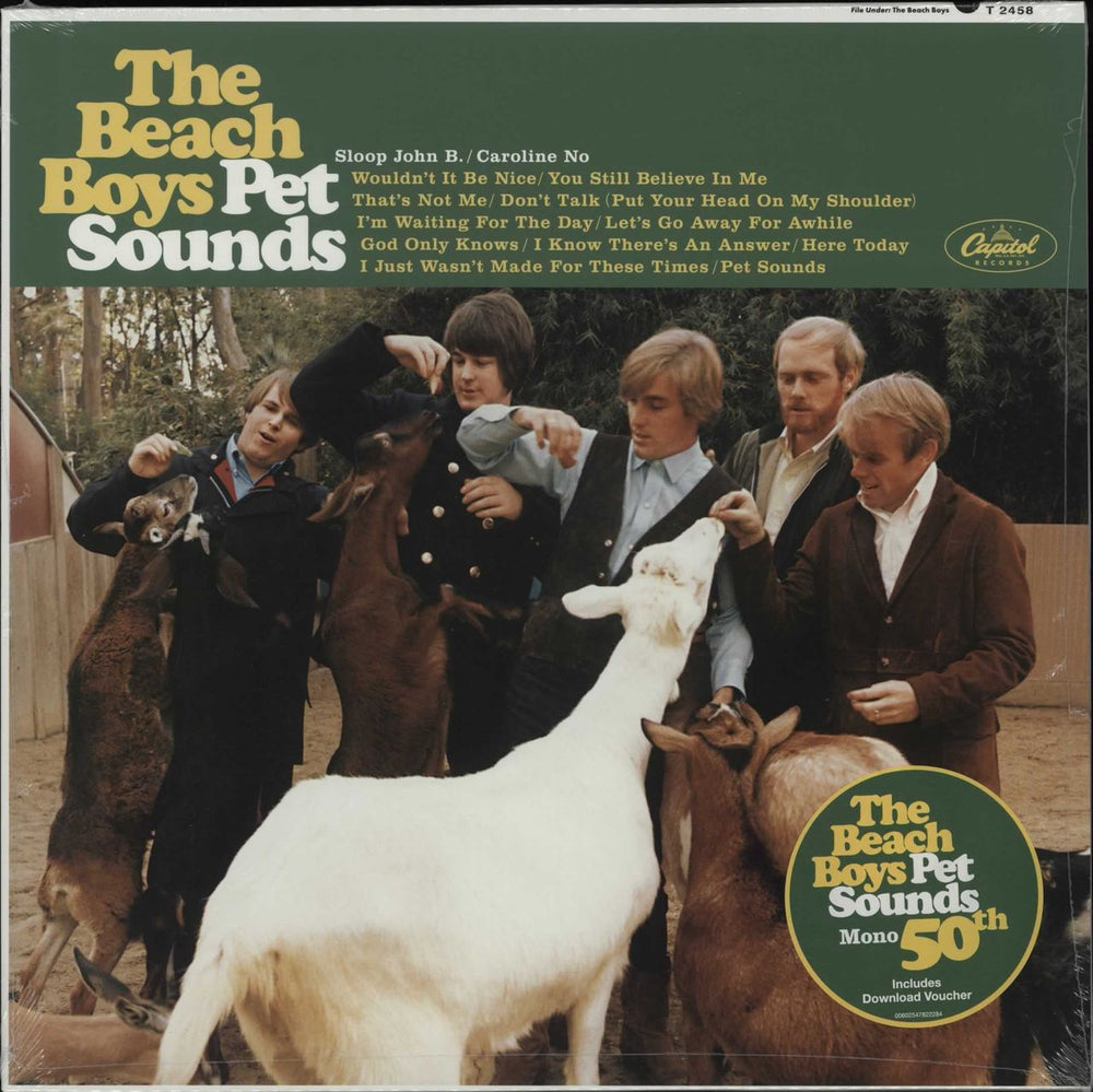 The Beach Boys Pet Sounds - 50th Anniversary Mono Edition - Sealed UK vinyl LP album (LP record) 00602547822284