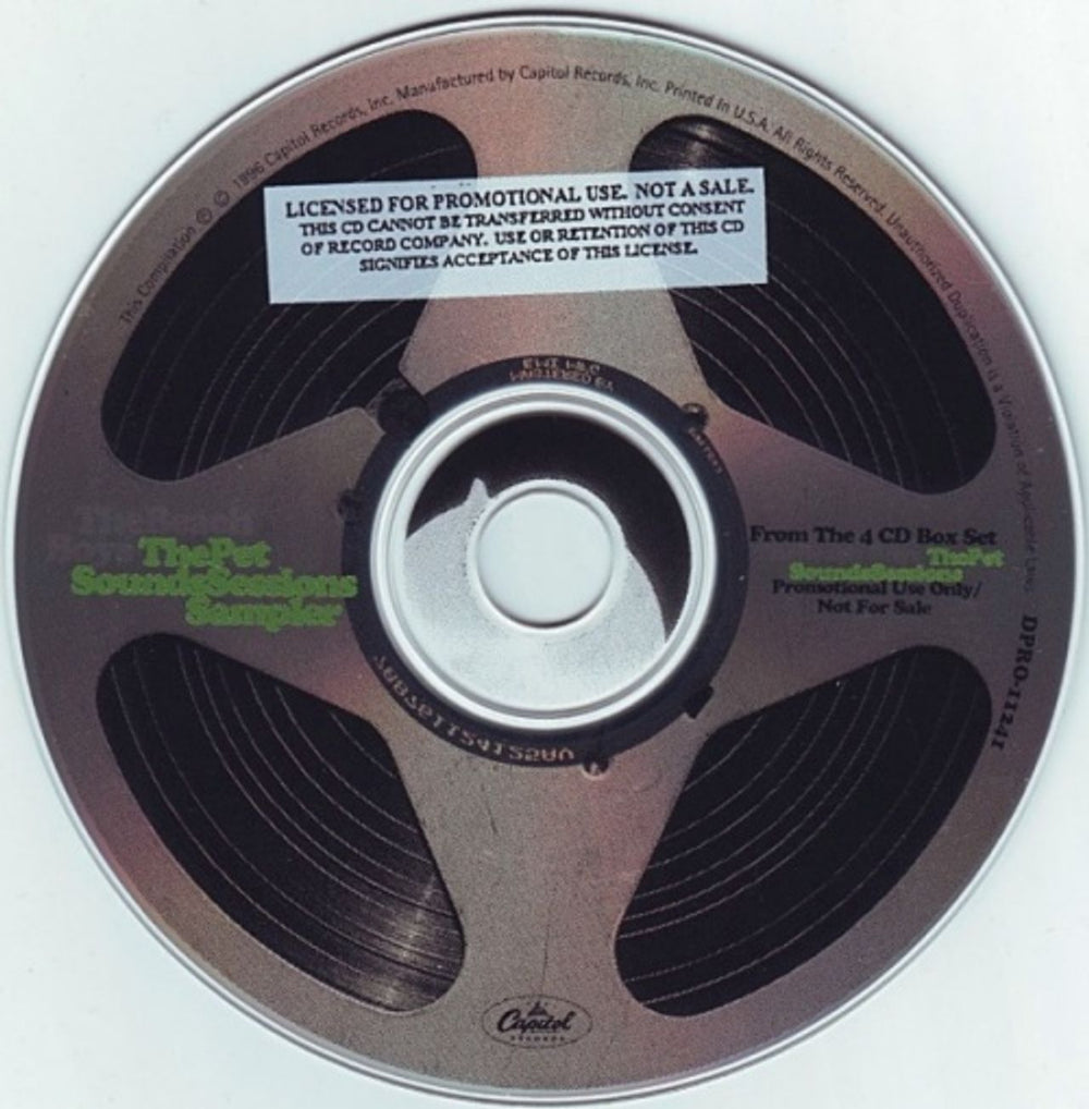 The Beach Boys The Pet Sounds Sessions Sampler US Promo CD album (CDLP) BBOCDTH98926