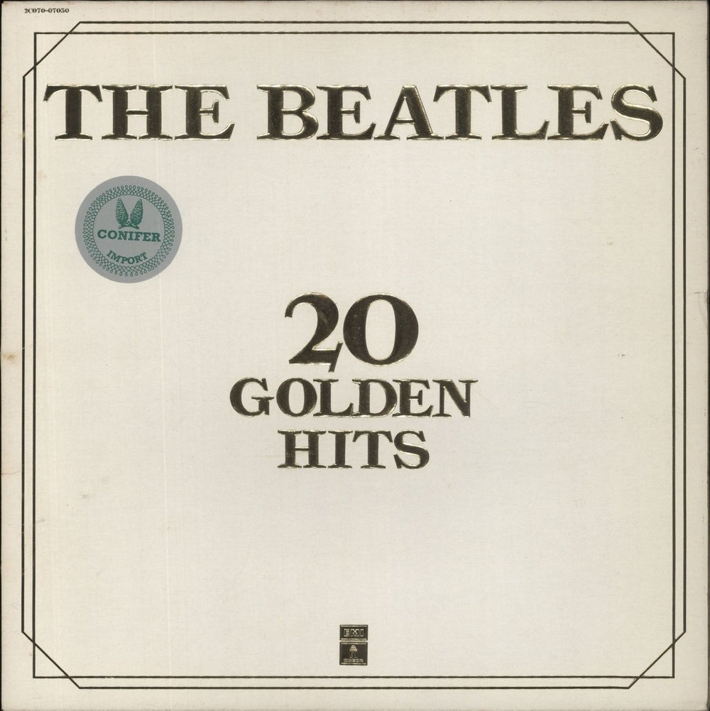 The Beatles 20 Golden Hits - Stickered French vinyl LP album (LP record) 2C070-07030