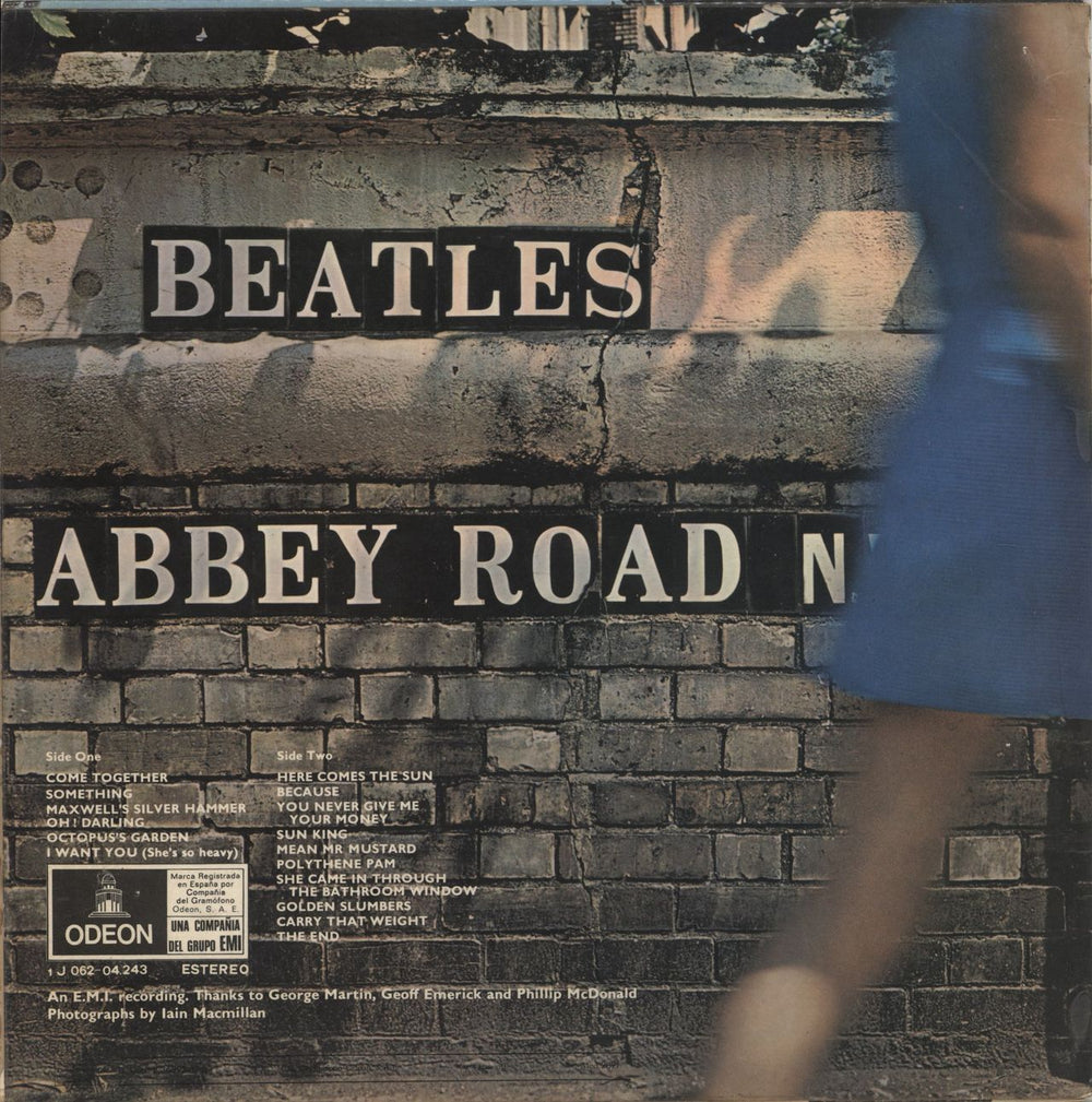 The Beatles Abbey Road Spanish vinyl LP album (LP record)
