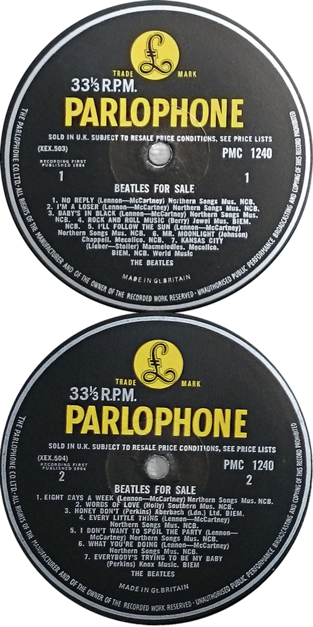 The Beatles Beatles For Sale - 1st 3N - EX UK vinyl LP album (LP record) BTLLPBE374626