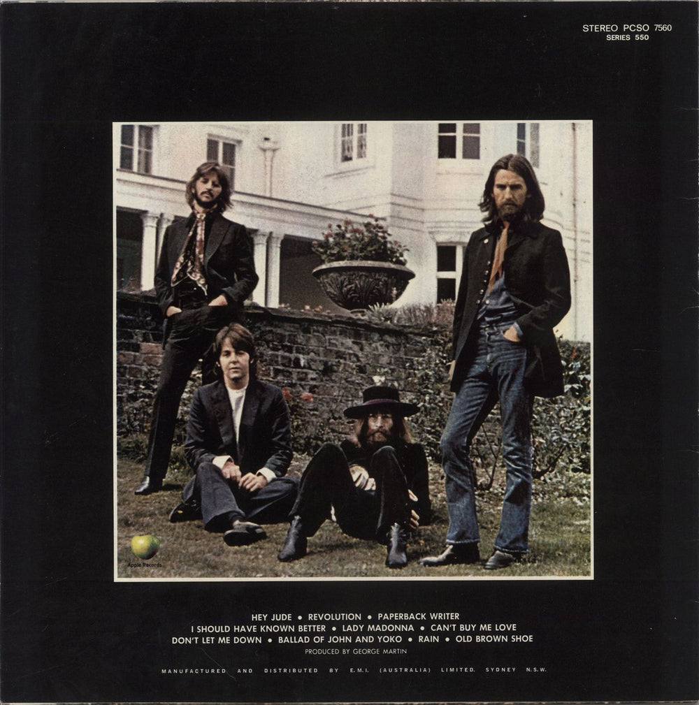 The Beatles Hey Jude Australian vinyl LP album (LP record)