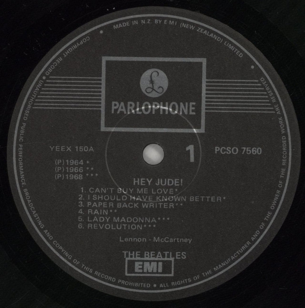 The Beatles Hey Jude Australian vinyl LP album (LP record) BTLLPHE501089