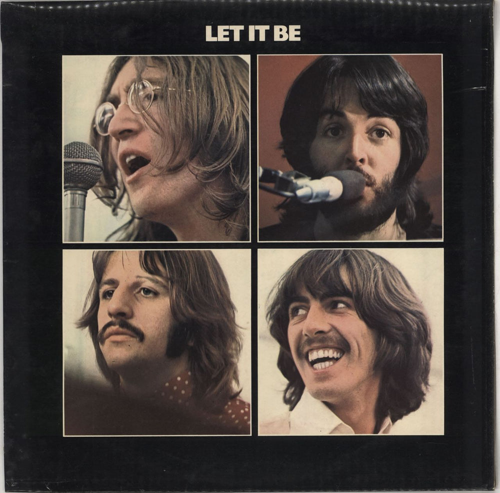 The Beatles Let It Be - 2nd - EX UK vinyl LP album (LP record) PCS7096