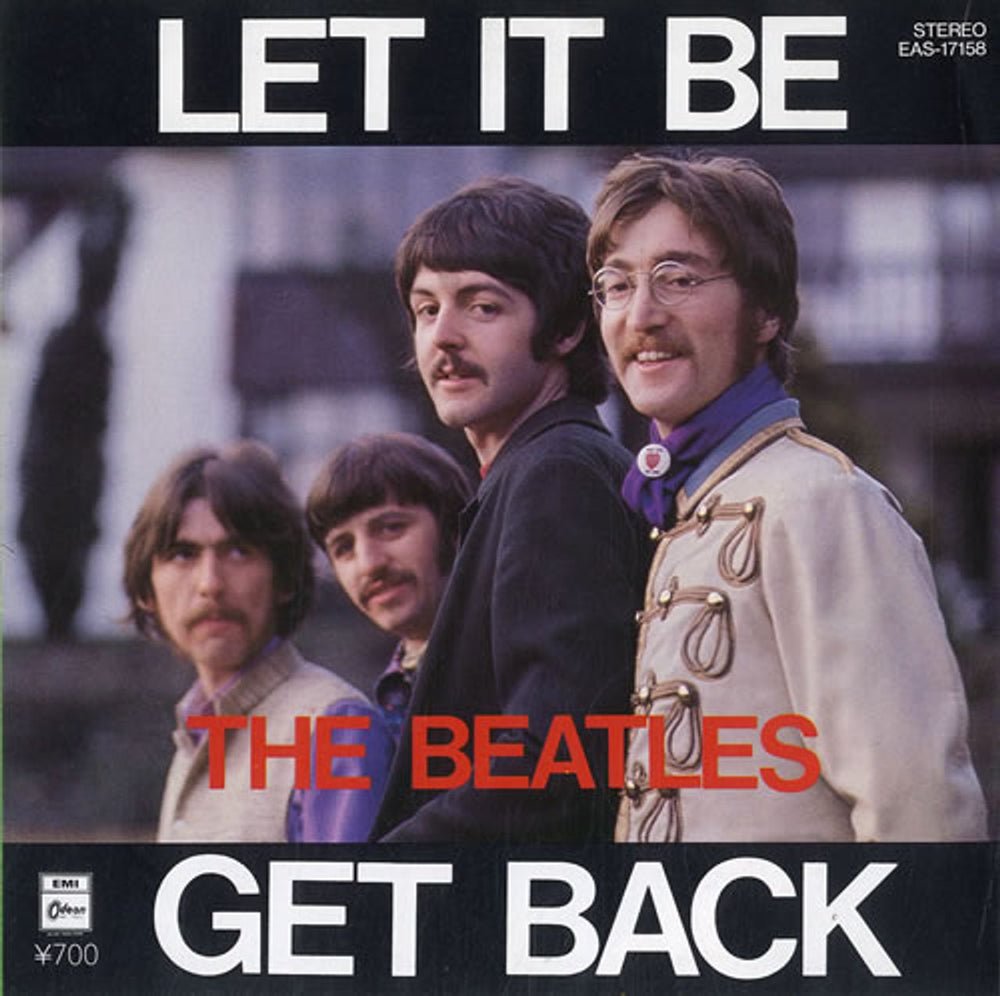 The Beatles Let It Be Japanese 7" vinyl single (7 inch record / 45) BTL07LE174080