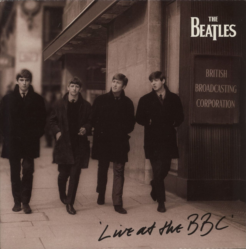 The Beatles Live At The BBC - EX - Card Insert UK 2-LP vinyl record set (Double LP Album) PCSP726
