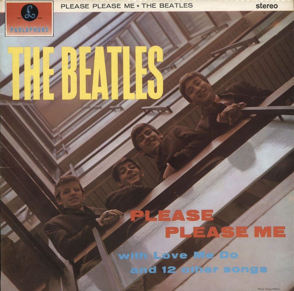 The Beatles Please Please Me - 8th UK vinyl LP album (LP record) PCS3042