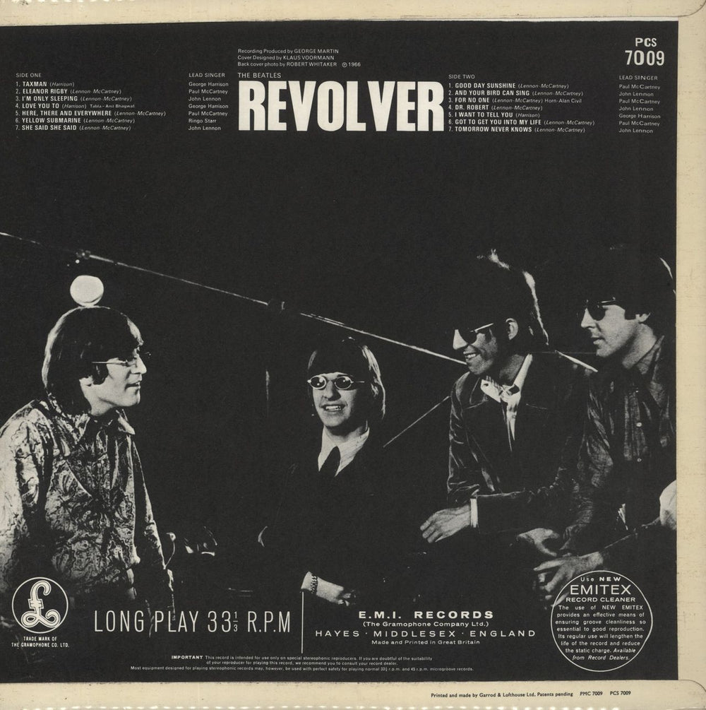 The Beatles Revolver - 1st - EX UK vinyl LP album (LP record)