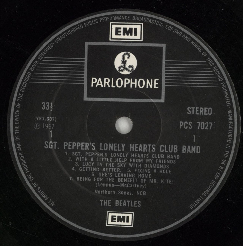 The Beatles Sgt. Pepper's Lonely Hearts Club Band - Nimbus UK vinyl LP album (LP record) BTLLPSG871166