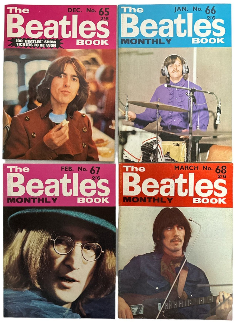 The Beatles The Beatles Monthly Book - 1st - 34 Issues UK magazine