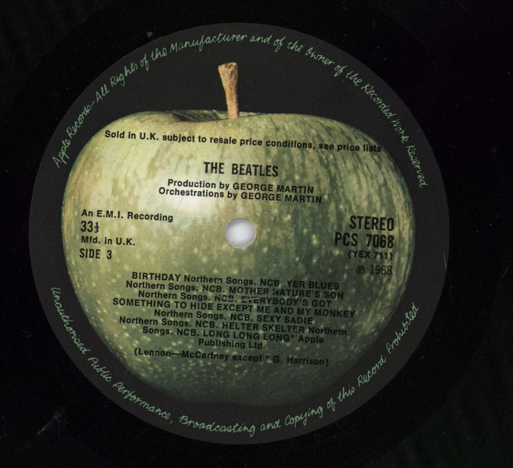 The Beatles The Beatles [White Album] - 1st UK 2-LP vinyl record set (Double LP Album) 1968