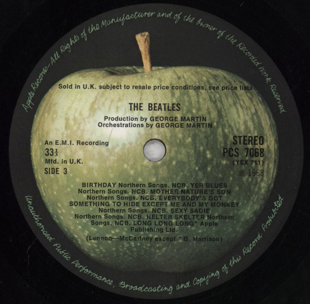 The Beatles The Beatles [White Album] - 1st UK 2-LP vinyl record set (Double LP Album) Deleted