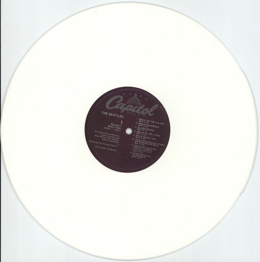 The Beatles The Beatles [White Album] - White - shrink US 2-LP vinyl record set (Double LP Album) BTL2LTH252545