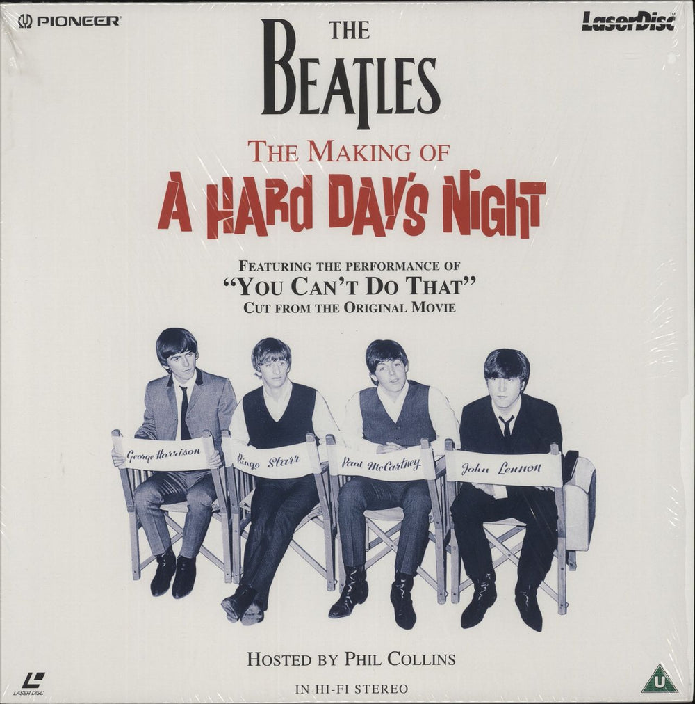 The Beatles The Making Of A Hard Day's Night - Shrink UK laserdisc / lazerdisc PLFEA34321