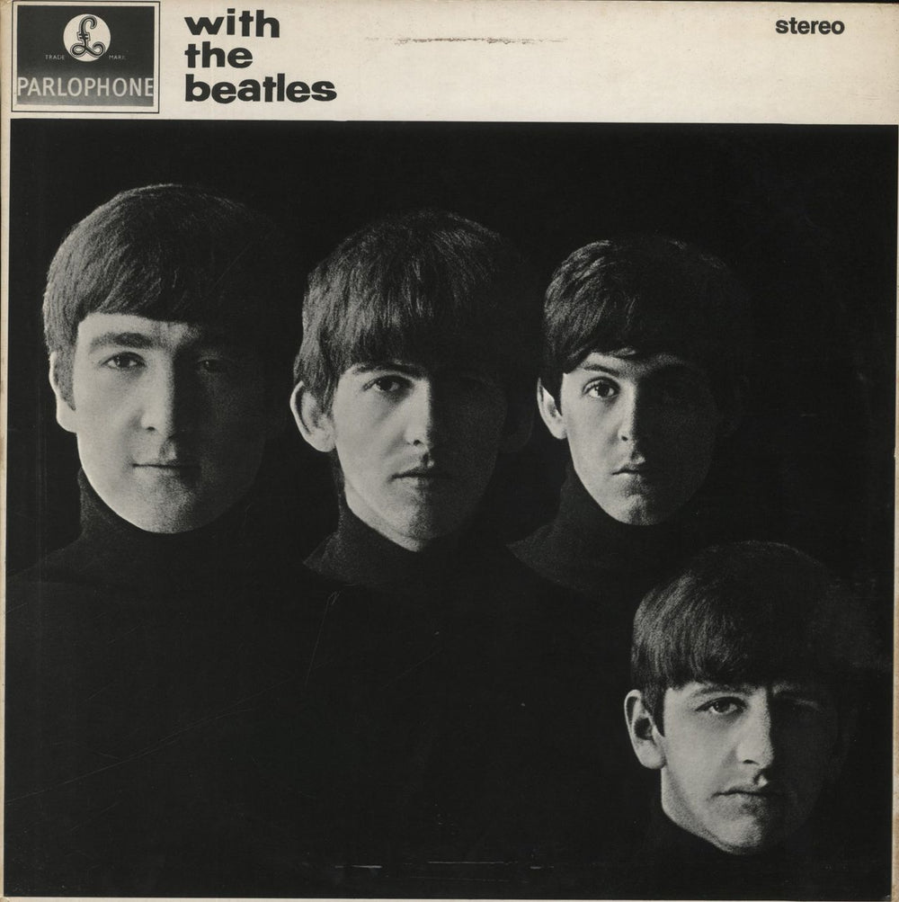 The Beatles With The Beatles - 4th - EX UK vinyl LP album (LP record) PCS3045