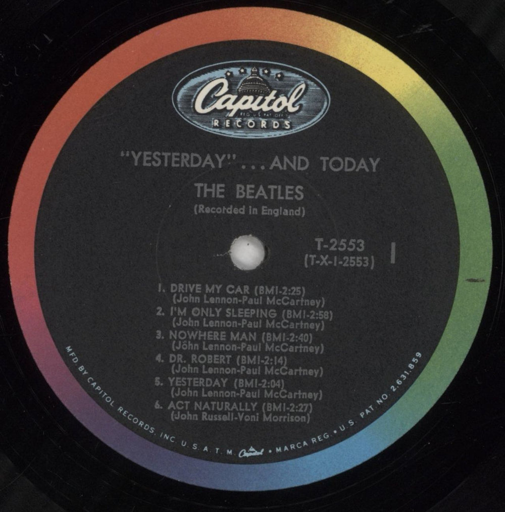 The Beatles Yesterday And Today 2nd - Mono US vinyl LP album (LP record) BTLLPYE856766