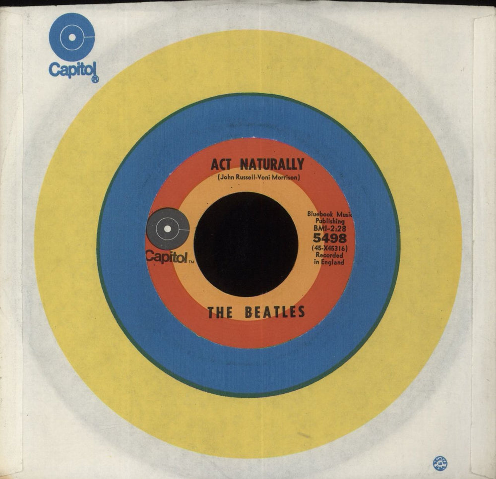 The Beatles Yesterday US 7" vinyl single (7 inch record / 45)