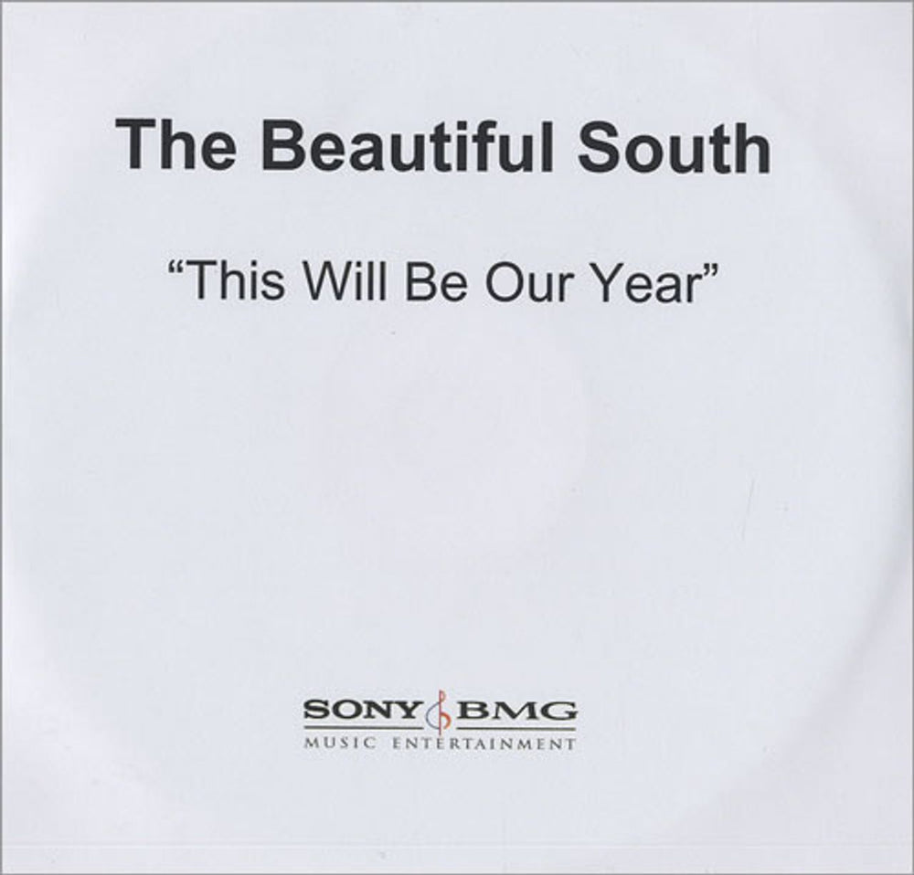 The Beautiful South This Will Be Our Year UK Promo CD-R acetate CD-R ACETATE