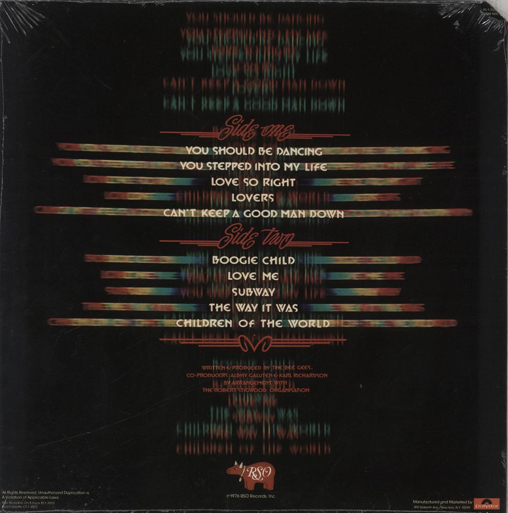 The Bee Gees Children Of The World - Sealed US vinyl LP album (LP record)