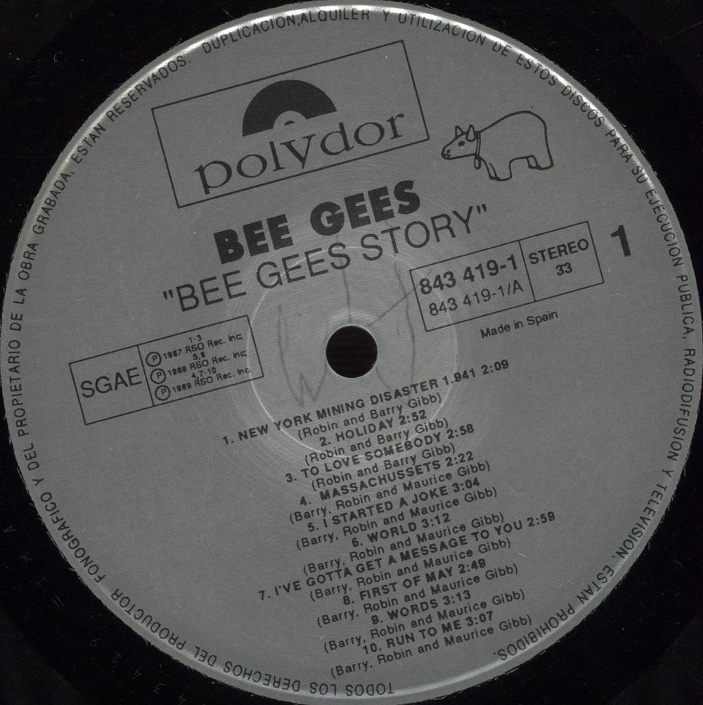 The Bee Gees Story Spanish vinyl LP album (LP record) BGELPST669719
