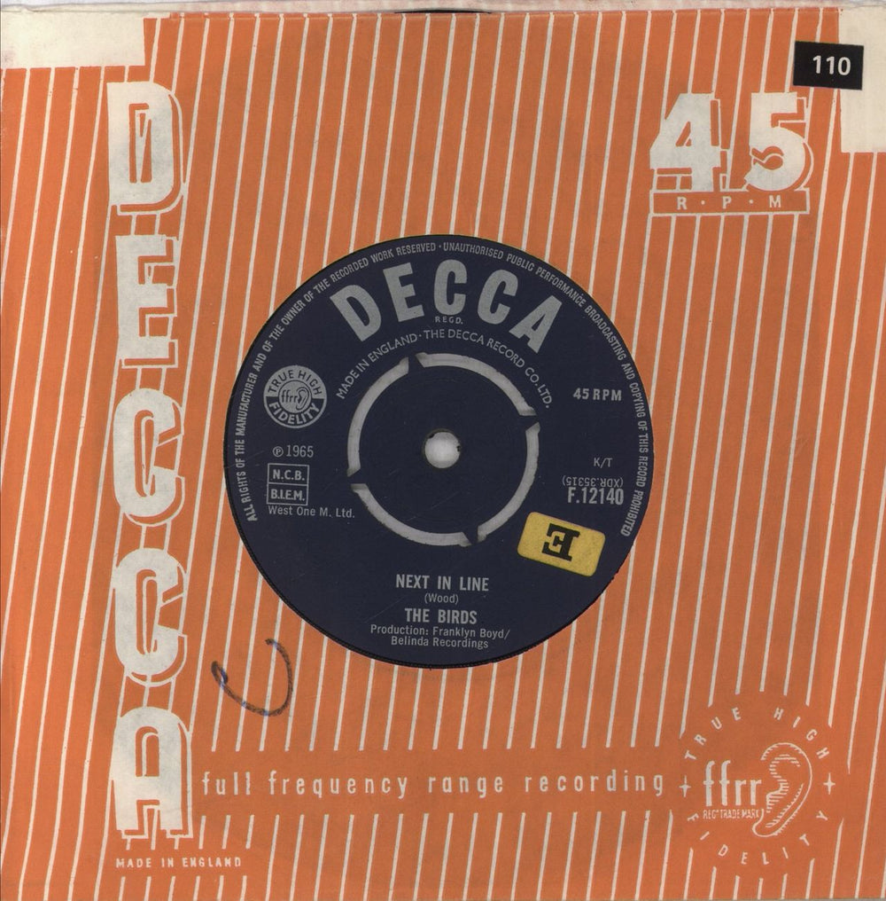 The Birds Leaving Here UK 7" vinyl single (7 inch record / 45)