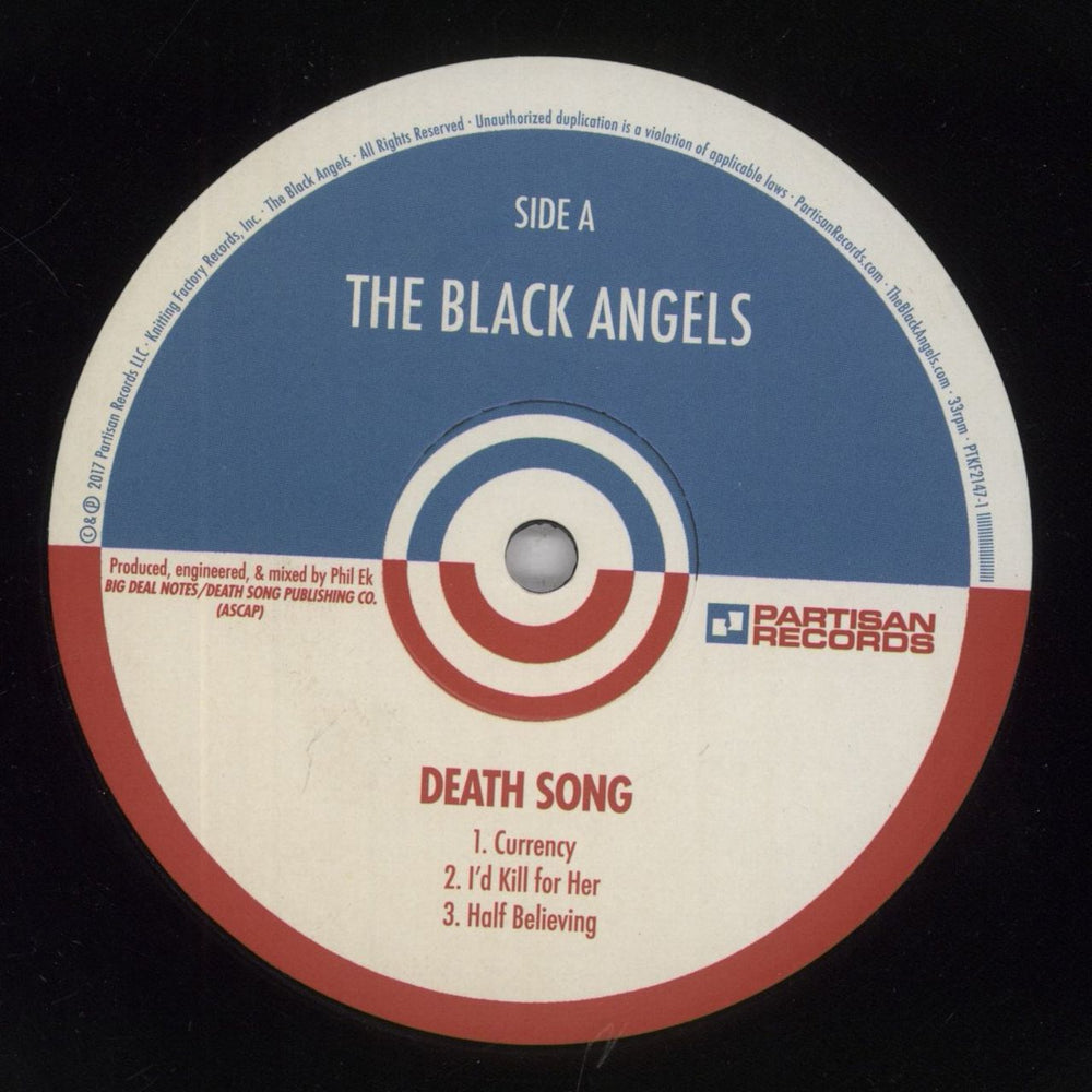 The Black Angels Death Song US 2-LP vinyl record set (Double LP Album) XHK2LDE842675